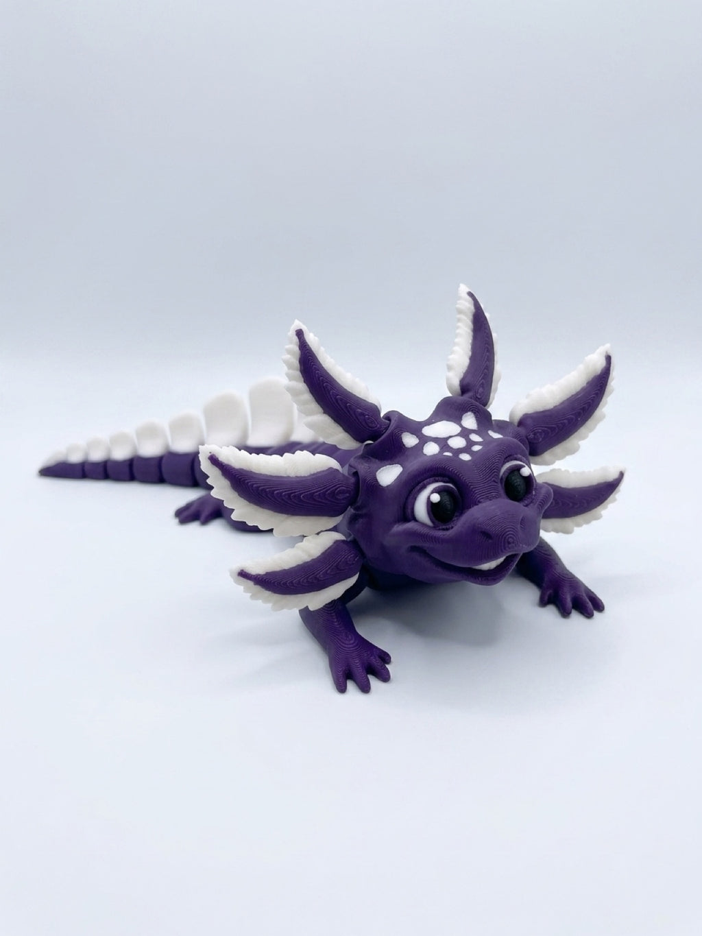 3D Printed Articulated Axolotl
