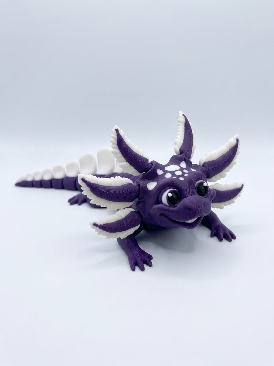 3D Printed Articulated Axolotl