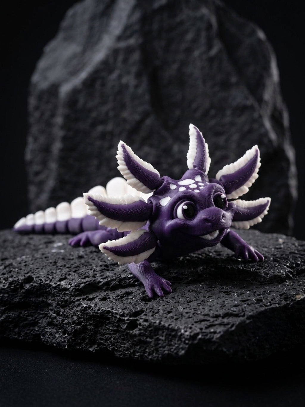 3D Printed Articulated Axolotl