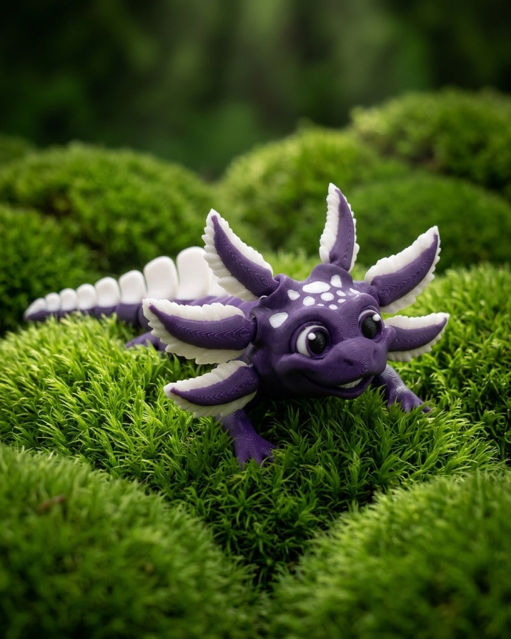 3D Printed Articulated Axolotl