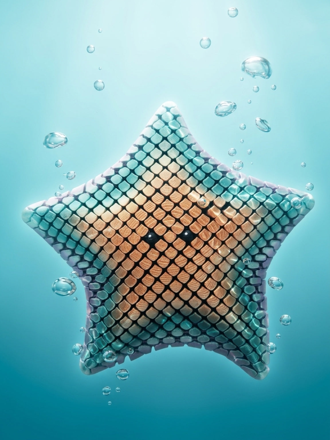 Betsie the Bat Starfish – 3D Printed Starfish Figurine